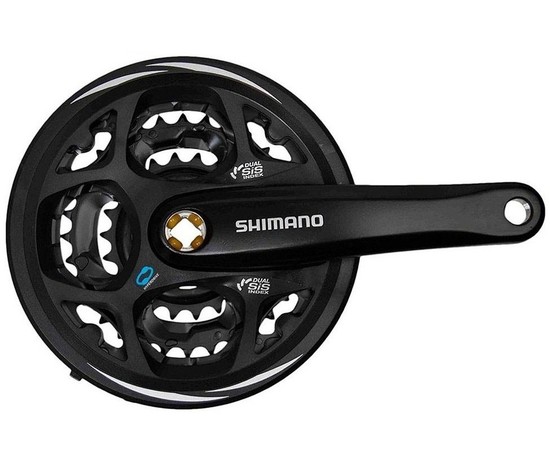 Система Shimano Altus FC-M311 (170 мм, кв, 42/32/22, с защитой)