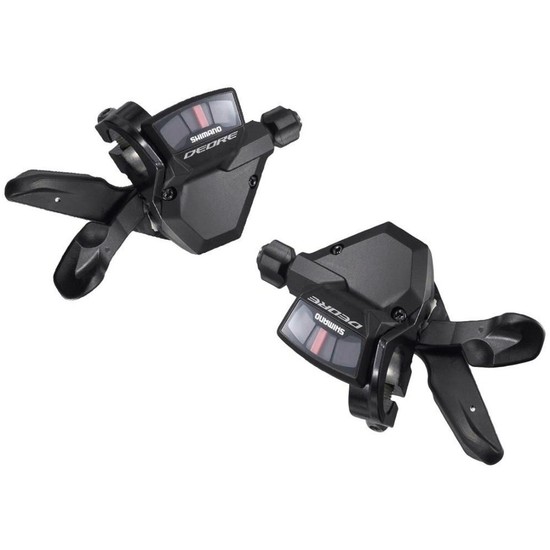 Манетки Shimano Deore SL-M590 (3x9 ск, тросы + оплетки)
